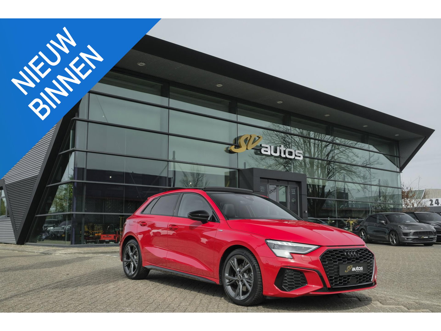 Audi A3 Sportback 35 TFSI 150pk S-Line Edition one Panoramadak B&O Sfeerverlichting Matrix led