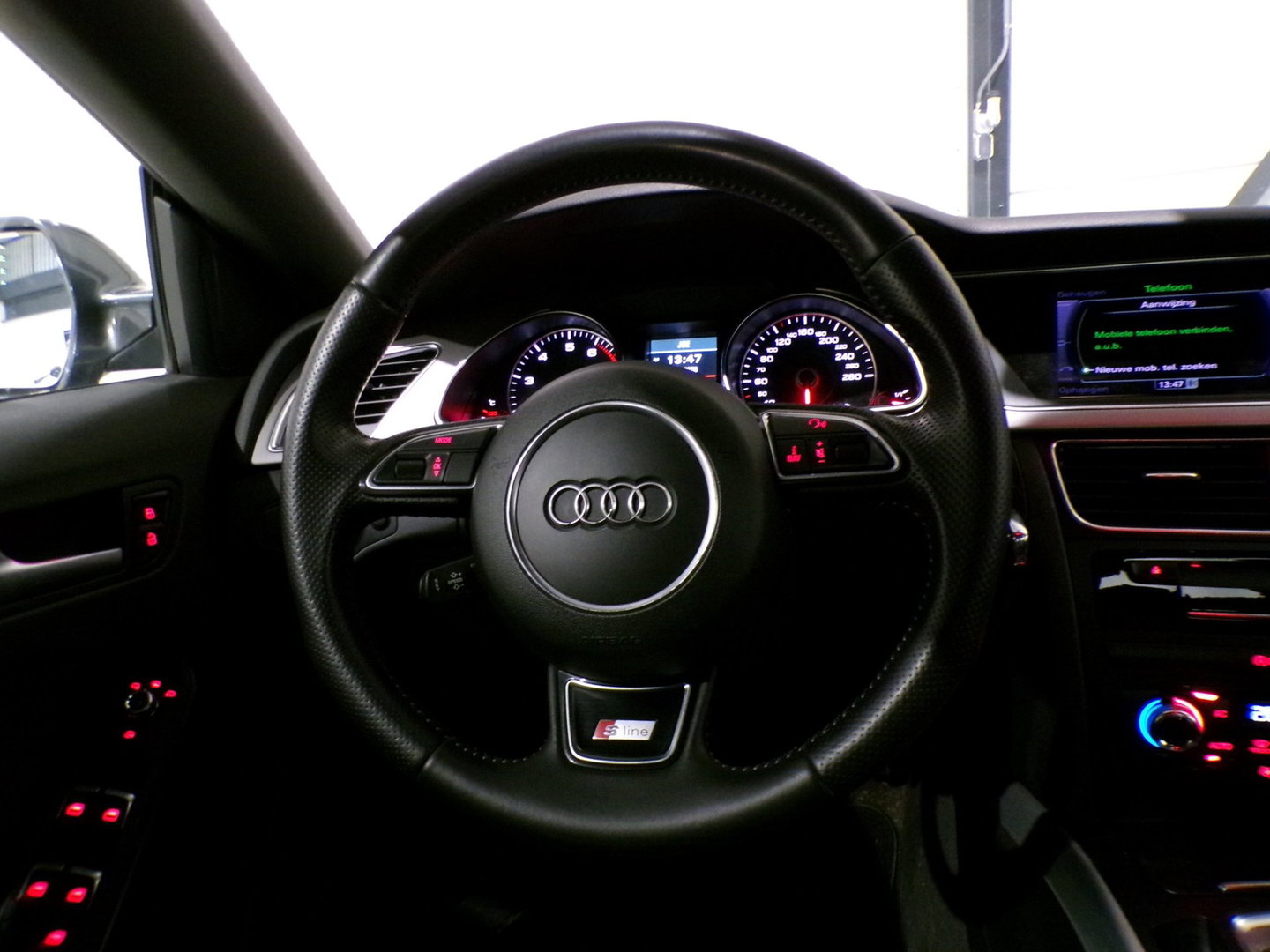 Audi A5 Sportback 2.0 TFSI Quattro 2X S-Line "Origineel NL!" Automaat! Xenon-LED Leer 19"Velgen Navigatie Bluetooth Parkeersenoren