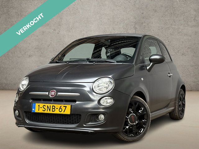 Fiat 500 - 0.9 TwinAir 500S (NAVIGATIE, LM VELGEN, LEDER, SPORTSTOELEN, GETINT GLAS, ZWART HEMEL, NIEUWSTAAT)