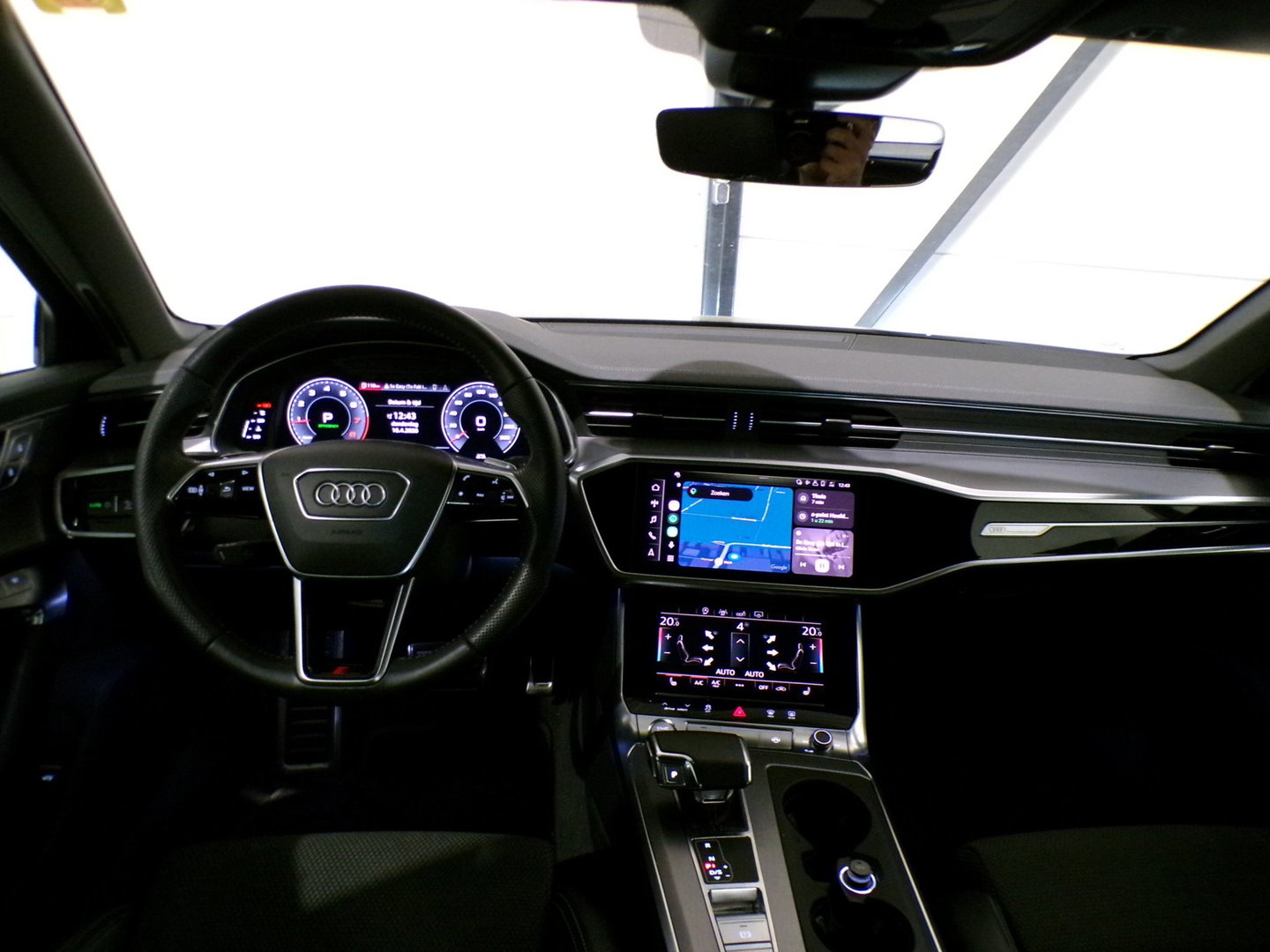 Audi A6 Avant 45 TFSI Sport S line Edition "Origineel NL!" Automaat! 2x S-Line Leer Apple-Carplay Virtual Stoelverwarming Memory