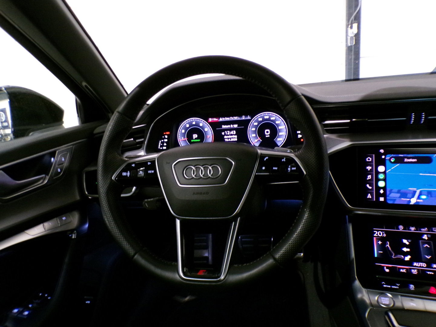 Audi A6 Avant 45 TFSI Sport S line Edition "Origineel NL!" Automaat! 2x S-Line Leer Apple-Carplay Virtual Stoelverwarming Memory