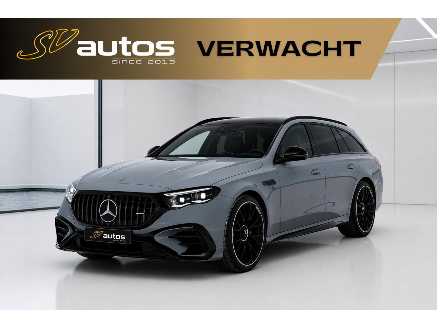 Mercedes-Benz E-Klasse Estate E53 AMG 612pk 4MATIC+ Panoramadak *BTW* Burmester 4d Massage Superscreen Stoelkoeling Trekhaak BOMVOL!! Alpin grau