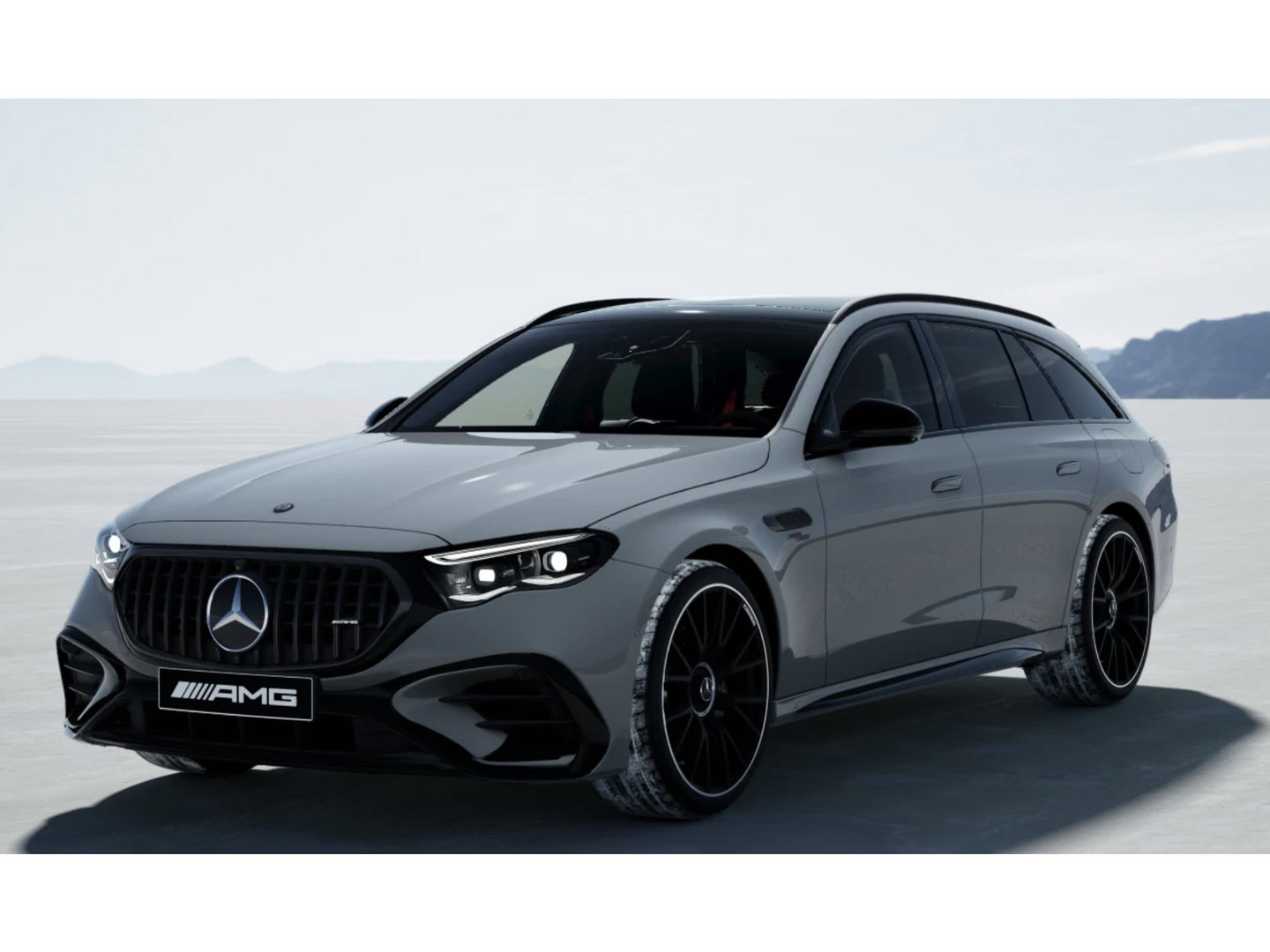 Mercedes-Benz E-Klasse Estate E53 AMG 612pk 4MATIC+ Panoramadak *BTW* Burmester 4d Massage Superscreen Stoelkoeling Trekhaak BOMVOL!! Alpin grau