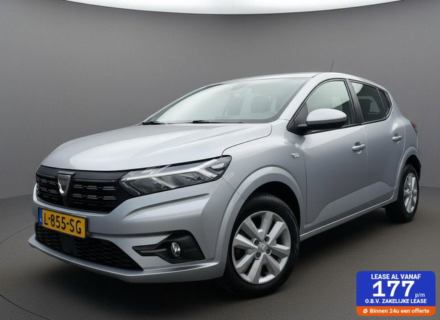 Dacia Sandero - 1.0 TCe LPG G3 Carplay Cruise Led NL Auto 2021 Zeer Zuinig Eerste Eigenaar Perfecte Staat