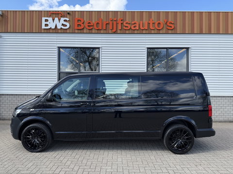 Volkswagen Transporter 2.0 TDI 150pk L2H1 30 DC 5 persoons Comfortline / vaste prijs rijklaar € 27.950 ex btw / / lease vanaf € / zwart metallic / nieuwe 20 inch velgen + banden / euro 6