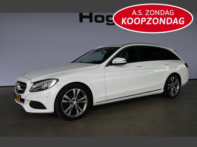 Mercedes-Benz C-Klasse - Estate 180 Prestige Clima Navigatie LED Trekhaak Stoelverwarming Rijklaarprijs! Inruil Mogelijk!