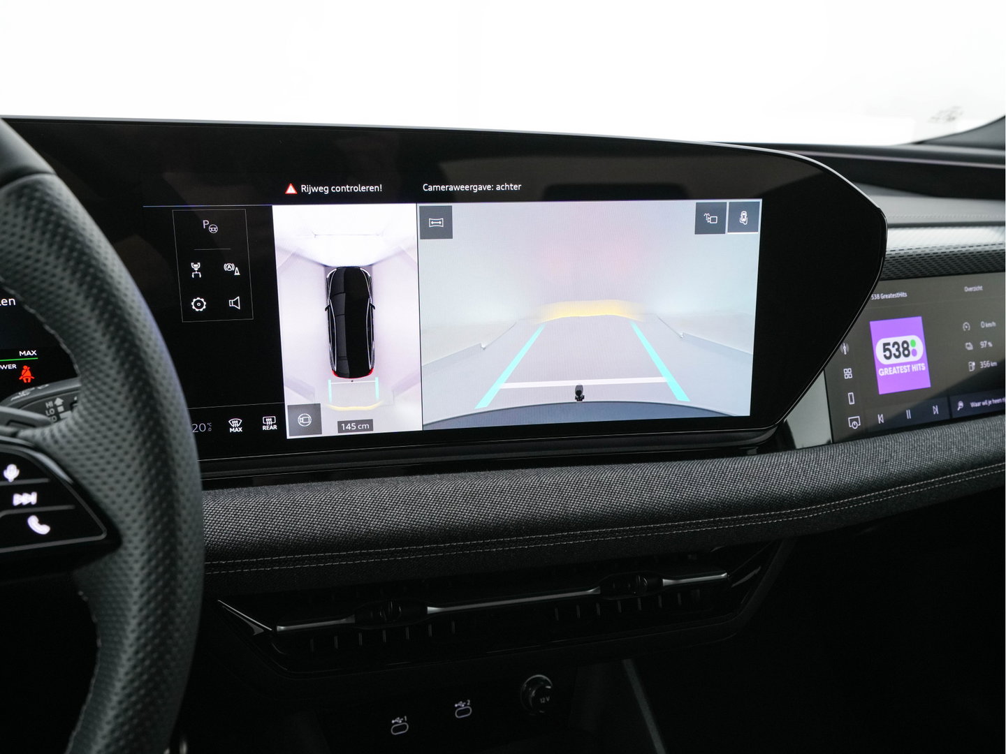 Audi A6 Avant e-tron S edition 83 kWh [ 3-Fase ] (INCL.BTW) *MATRIX-LED | LEATHER-FABRIC | ADAPTIVE-CRUISE | TOP-VIEW | BLINDSPOT | KEYLESS | MEMORY-PACK | WIDESCREEN-COCKPIT | PRIVACY-GLASS | SHIT-PADDLES | HEATED-SPORTSEATS | 21''ALU | TO