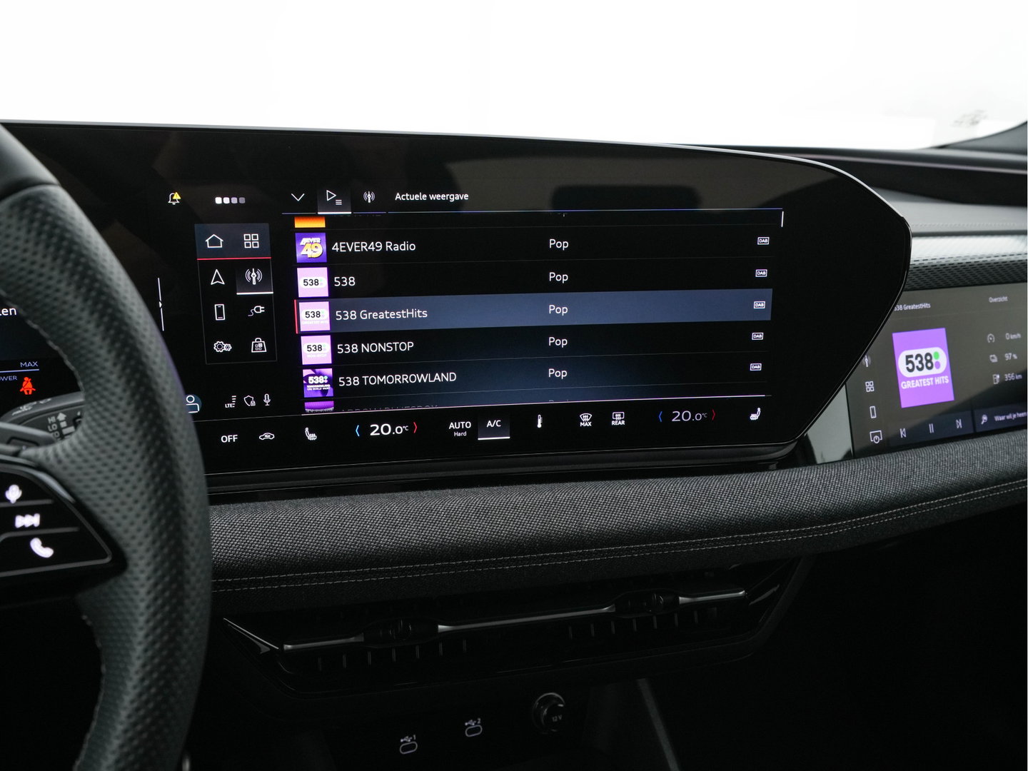 Audi A6 Avant e-tron S edition 83 kWh [ 3-Fase ] (INCL.BTW) *MATRIX-LED | LEATHER-FABRIC | ADAPTIVE-CRUISE | TOP-VIEW | BLINDSPOT | KEYLESS | MEMORY-PACK | WIDESCREEN-COCKPIT | PRIVACY-GLASS | SHIT-PADDLES | HEATED-SPORTSEATS | 21''ALU | TO