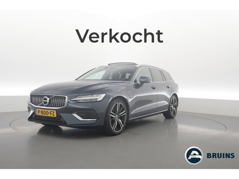 Volvo V60 2.0 T8 Inscription 455PK | SOH 94 % | Pano-dak | ACC | Elek. Trekhaak | Camera | Stoel + stuurverw. | 19 inch