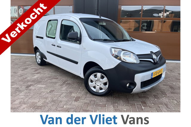 Renault Kangoo - 1.5 Blue dCi 115pk E6 Luxe Maxi Lease €194 p/m Airco, Navi, PDC, Trekhaak, onderhoudshistorie aanwezig