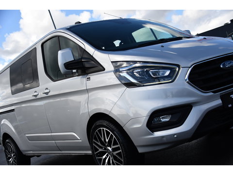 Ford Transit Custom 300 2.0 TDCI L2H1 Limited DC Adaptieve Cruise, Camera, Xenon, Leder, 170pk, Stoelverwarming, Multimedia, 2 x Schuifdeur, Uniek!