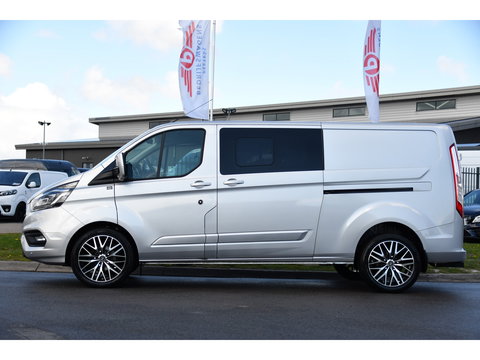 Ford Transit Custom 300 2.0 TDCI L2H1 Limited DC Adaptieve Cruise, Camera, Xenon, Leder, 170pk, Stoelverwarming, Multimedia, 2 x Schuifdeur, Uniek!