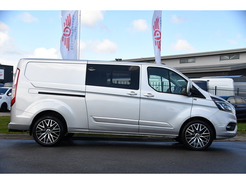 Ford Transit Custom 300 2.0 TDCI L2H1 Limited DC Adaptieve Cruise, Camera, Xenon, Leder, 170pk, Stoelverwarming, Multimedia, 2 x Schuifdeur, Uniek!