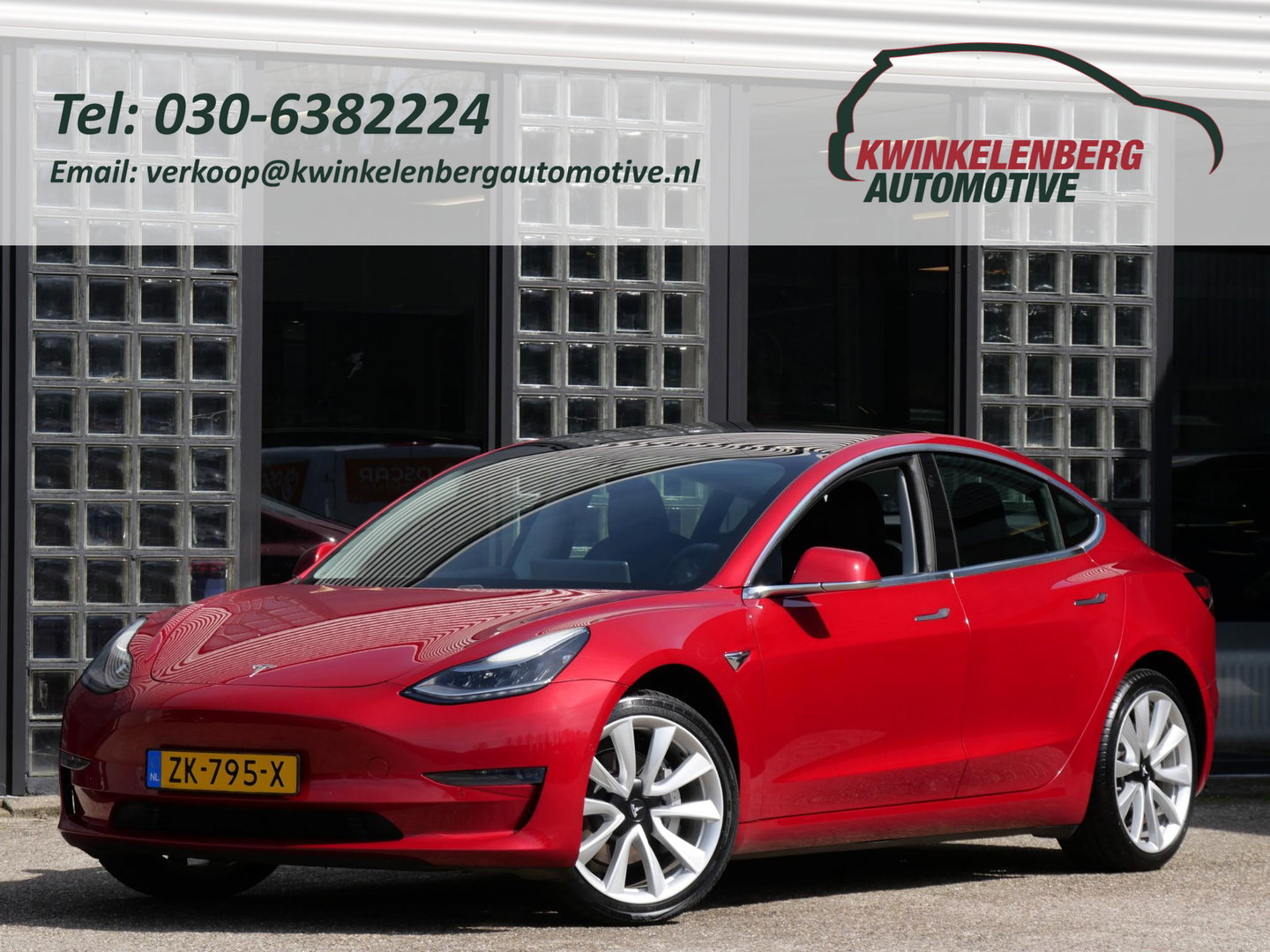 Tesla Model 3 60kWh STANDARD PLUS RDW/ 19INCH/ 1STE EIGENAAR/ 4 NIEUWE BANDEN