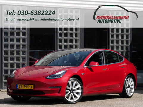 Tesla Model 3 60kWh STANDARD PLUS RDW/ 19INCH/ 1STE EIGENAAR/ 4 NIEUWE BANDEN