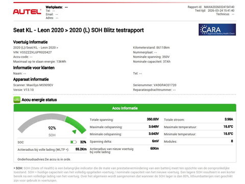 SEAT Leon 1.4 TSI eHybrid PHEV Xcellence | SOH 92% | Stoelverwarming | Trekhaak | Adaptive cruise | Carplay | Stuurverwarming | Navigatie | Keyless | Full LED | Sfeerverlichting | Plug In