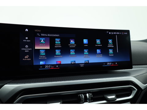 BMW 3 Serie Touring 320e M Sport | Facelift | Shadow Line | Curved display | Adapt. Cruise | Nav + CarPlay | Elek. Klep | Sfeerverlichting | LED | Stoelverw. | PDC V