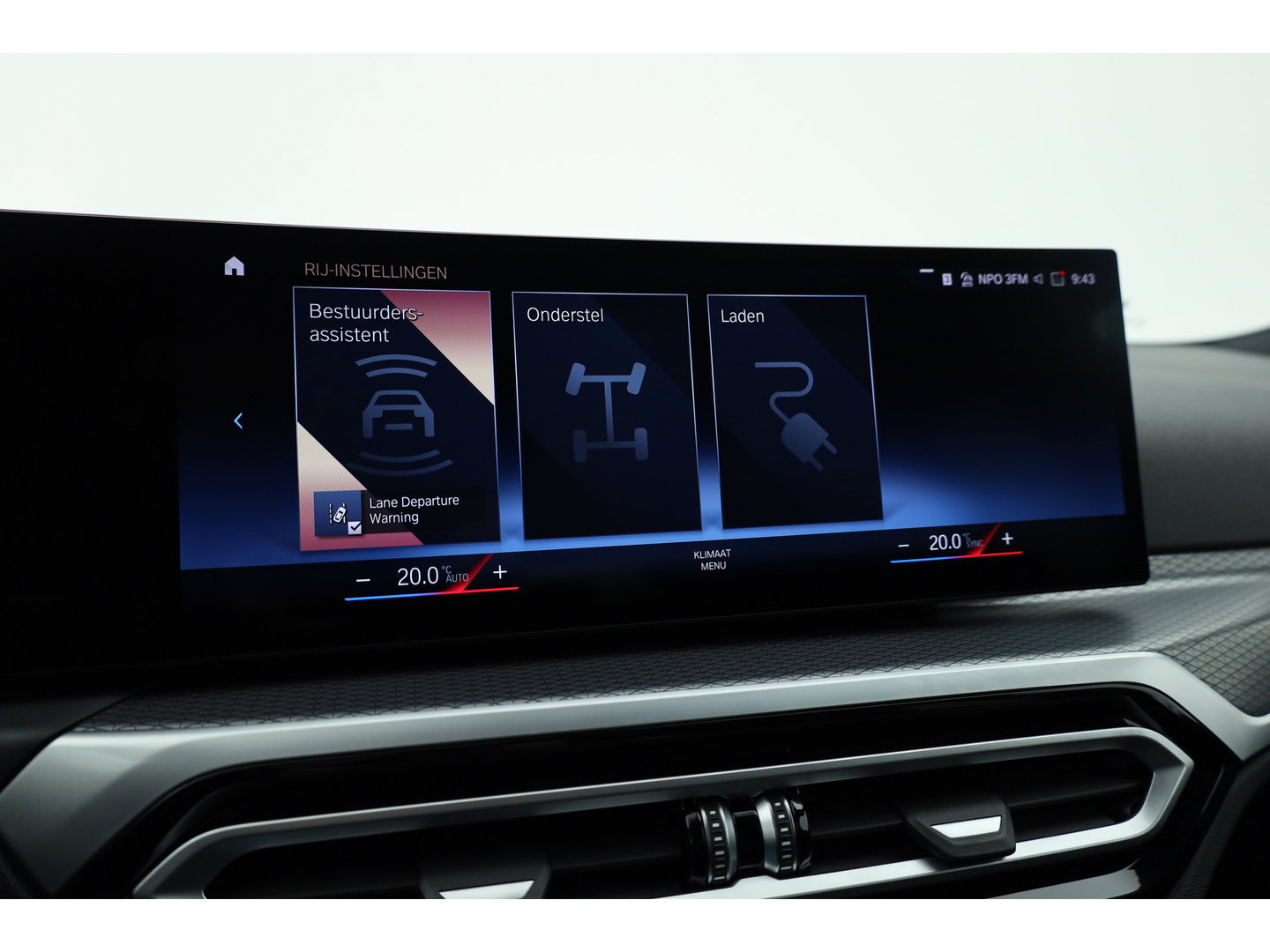 BMW 3 Serie Touring 320e M Sport | Facelift | Shadow Line | Curved display | Adapt. Cruise | Nav + CarPlay | Elek. Klep | Sfeerverlichting | LED | Stoelverw. | PDC V