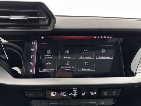 Audi A3 Limousine 35 TFSI S-Edition (INCL-BTW) Aut. *PANO | LEATHER-FABRIC | FULL-LED | AMBIENTLIGHT | SPORTSEATS | DIGI-COCKPIT | NAVI-FULLMAP | SHIFTPADDLES | DAB+ | CRUISE | PDC | 18"ALU*