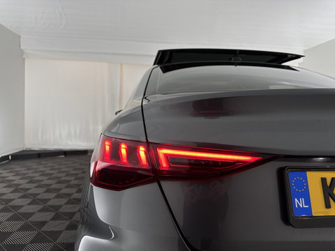 Audi A3 Limousine 35 TFSI S-Edition (INCL-BTW) Aut. *PANO | LEATHER-FABRIC | FULL-LED | AMBIENTLIGHT | SPORTSEATS | DIGI-COCKPIT | NAVI-FULLMAP | SHIFTPADDLES | DAB+ | CRUISE | PDC | 18"ALU*