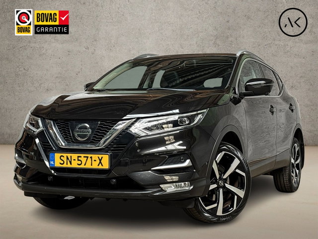 Nissan QASHQAI - 1.2 Tekna + Automaat (PANORAMADAK, NAVIGATIE, LEDER, BOSE AUDIO, 360 CAMERA, ELEKTRISCHE SPORTSTOELEN, GETINT GLAS, STOELVERWARMING, GETINT GLAS, NIEUWSTAAT)