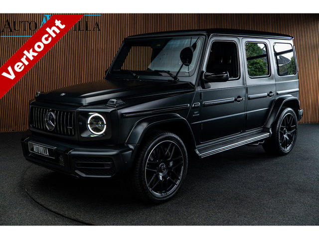 Mercedes-Benz G-Klasse - 63 Navi Burmester Leer 360 Camera PTS Massage Schuif (kantel) dak Memory seats Stoelventilatie Stoelverwarming Climate voor en achter Distronic+ Trekhaak