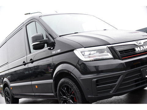 MAN TGE 30 2.0 L3H2 Black Edition Camera, Cruise, Carplay, LED, Automaat, 177pk, Trekhaak, Geveerde stoel, Sensoren, Uniek!
