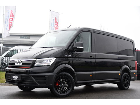MAN TGE 30 2.0 L3H2 Black Edition Camera, Cruise, Carplay, LED, Automaat, 177pk, Trekhaak, Geveerde stoel, Sensoren, Uniek!