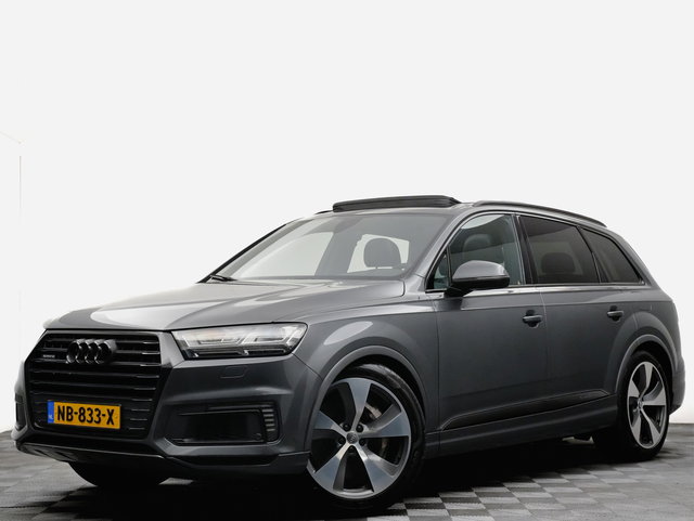 Audi Q7 - 3.0 TDI e-tron 375pk quattro Sport Black Optic Panoramadak, Bose audio, Matrix, Sfeerverlichting, 360 Graden camera