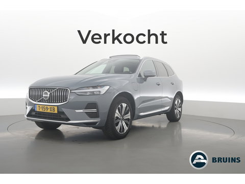 Volvo XC60 2.0 T6 Plug-in hybrid AWD Plus Bright | Pano-dak | Trekhaak | H&K Audio | ACC | Stoel + stuurverw. |