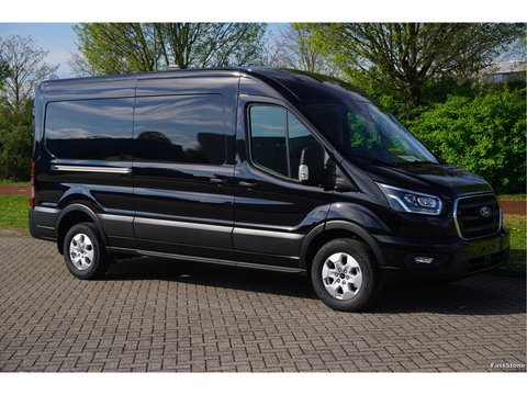Ford Transit 350L L3H2 Limited AUT-8 165PK BPM VRIJ Navi, Adap. Cruise, 360° Cam, Trekhaak, 2x Schuifdeur!! NR. 303