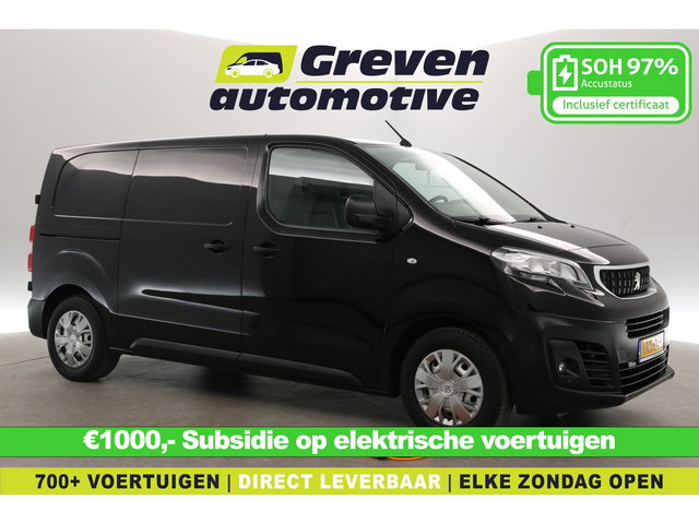 Peugeot e-Expert - 75 kWh L2H1 | Snelladen | SOH 97% | Airco | Cruise | Camera | Carplay | 3 Zits | 2xSchuifdeur | Navi