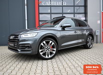 Audi Q5 - 55 TFSI e S-Line Quattro Competition | Luchtvering | Pano | B&O | Stoelmassage | Matrix Led | Afgevlakt Stuur | Virtual Cockpit | Alcantara | Dode Hoek | Ambient Sfeerverlichting+ | Zwenkbare Trekhaak | Camera | Keyless