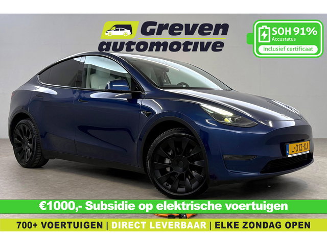 Tesla Model Y - 75kwh Long Range AWD | Snelladen | SOH 91% | Autopilot | Pano | Camera | Memory | Stoel/Stuur verw.