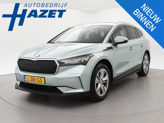 Škoda Enyaq iV - 60 + LEDER | PANORAMA | ELEK. TREKHAAK | | HEAD-UP | CARPLAY | SFEERVERLICHTING