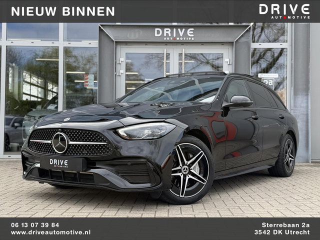 Mercedes-Benz C-Klasse - Estate 300 e AMG Line Night|Pano|Leer|Stoelventilatie|Massage|ACC