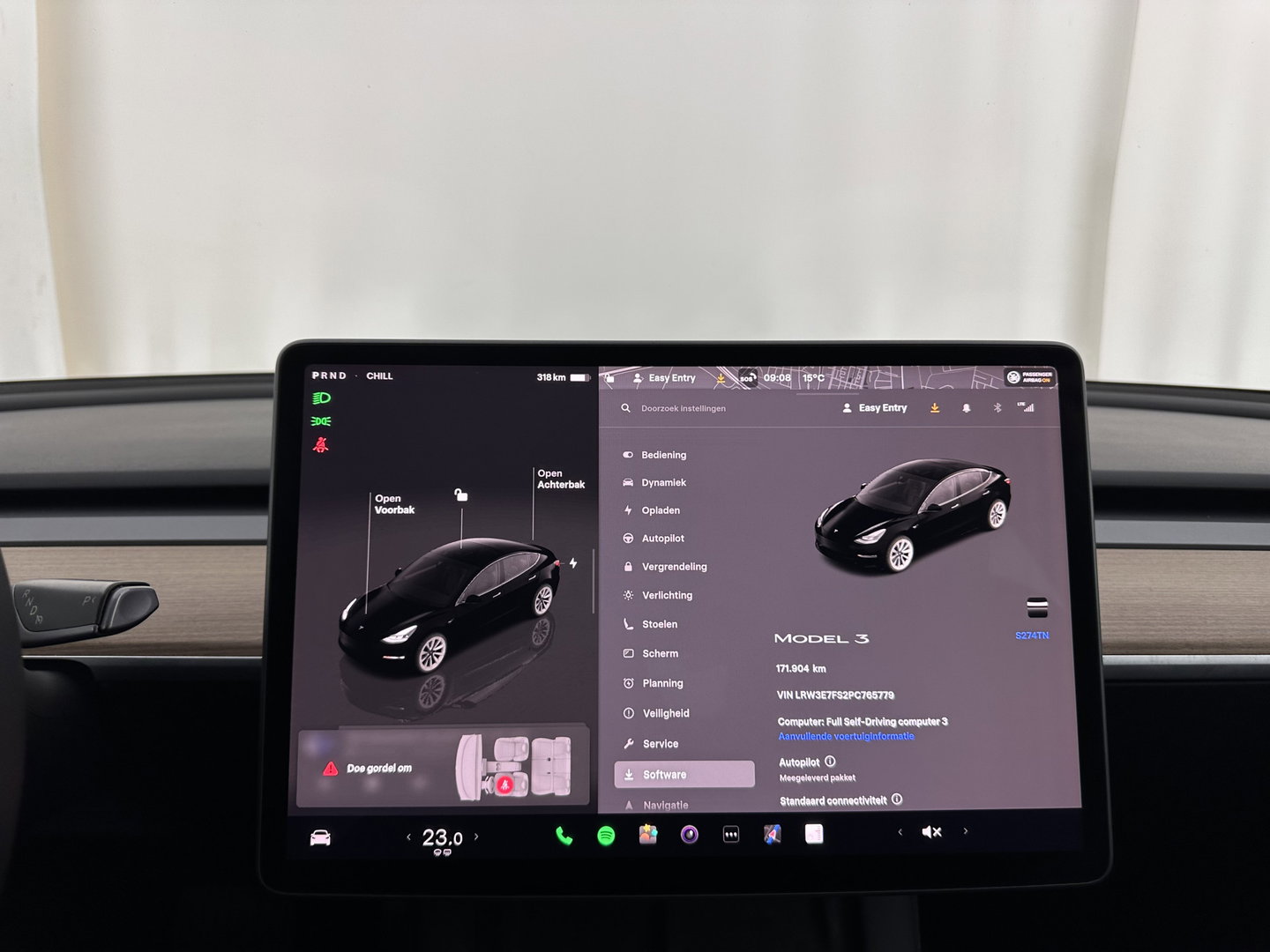 Tesla Model 3 Standard RWD Plus 60 kWh [ 3-Fase ] {SOH-91%} (INCL-BTW) Aut. *PANO | AUTOPILOT | LEATHER | KEYLESS | FULL-LED | MEMORY-PACK | TOPVIEW | DAB | CARPLAY | DIGI-COCKPIT | LANE-ASSIST | COMFORTSEATS | 19"ALU*