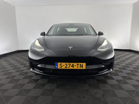 Tesla Model 3 Standard RWD Plus 60 kWh [ 3-Fase ] {SOH-91%} (INCL-BTW) Aut. *PANO | AUTOPILOT | LEATHER | KEYLESS | FULL-LED | MEMORY-PACK | TOPVIEW | DAB | CARPLAY | DIGI-COCKPIT | LANE-ASSIST | COMFORTSEATS | 19"ALU*