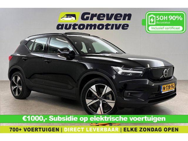 Volvo XC40 - P8 Recharge Pro 67 kWh | Snelladen | SOH 90% | Pano | H/K | 360° | Memory | Adap. Cruise | Carplay