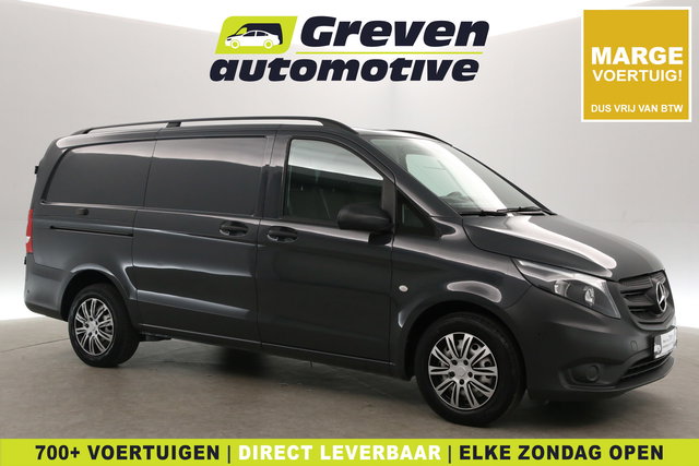 Mercedes-Benz Vito - CDI Lang 140PK | Marge | Airco | Cruise | 3 Zits | Trekhaak | Parkeersens. | Stoelverw.