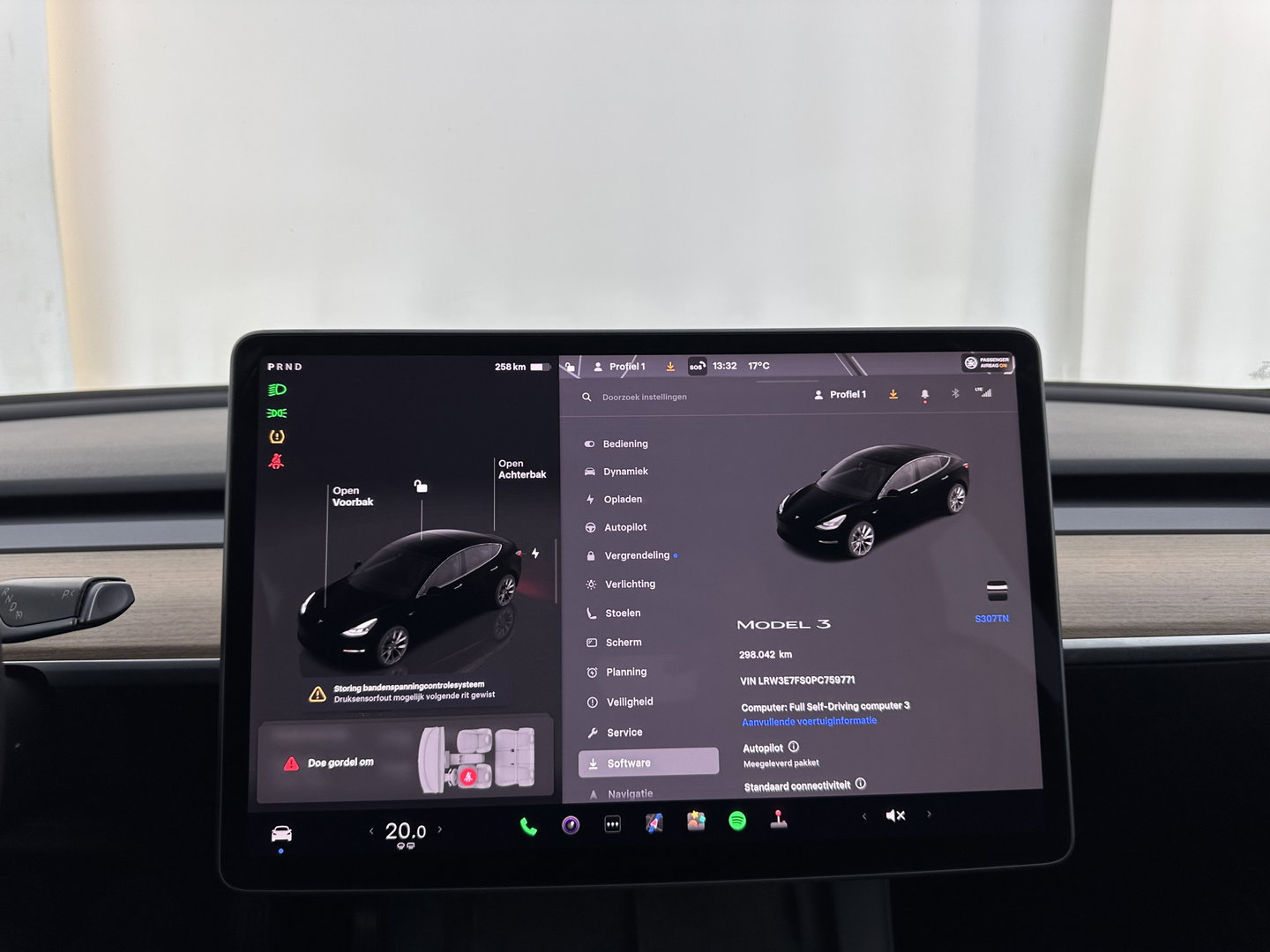 Tesla Model 3 Standard RWD Plus 60 kWh [ ⚠️DRIVE MOTOR MAKES NOISE⚠️ 3-Fase ] {SOH-88%]  (INCL-BTW) Aut. *PANO | AUTOPILOT | LEATHER | KEYLESS | FULL-LED | MEMORY-PACK | TOPVIEW | DAB | CARPLAY | DIGI-COCKPIT | LANE-ASSIST | COMFORTSEATS | 19"ALU*
