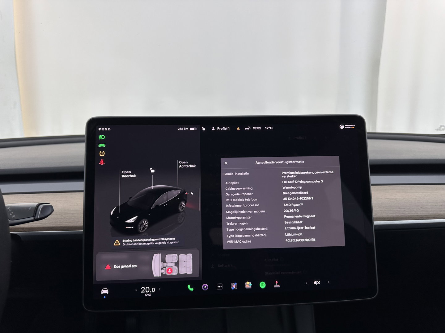 Tesla Model 3 Standard RWD Plus 60 kWh [ ⚠️DRIVE MOTOR MAKES NOISE⚠️ 3-Fase ] {SOH-88%]  (INCL-BTW) Aut. *PANO | AUTOPILOT | LEATHER | KEYLESS | FULL-LED | MEMORY-PACK | TOPVIEW | DAB | CARPLAY | DIGI-COCKPIT | LANE-ASSIST | COMFORTSEATS | 19"ALU*