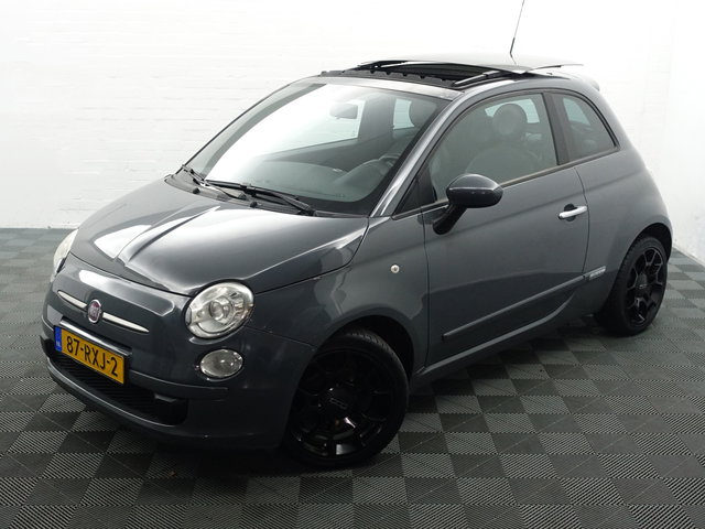 Fiat 500 - 0.9 TwinAir Sportline- Panramodak / Carbon Pakket / Sport Leder / Clima / Aux / Elek Spiegelpakket