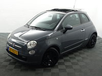 Fiat 500 - 0.9 TwinAir Sportline- Panramodak / Carbon Pakket / Sport Leder / Clima / Aux / Elek Spiegelpakket