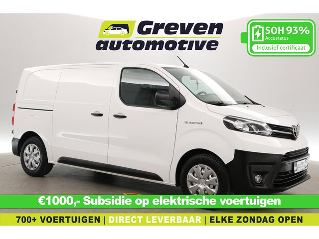 Toyota ProAce - Electric 75 kWh L2H1 | Snelladen | SOH 93% | Airco | Cruise | 3 Zits | Carplay | Navi