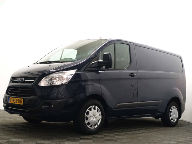 Ford Transit Custom - 2.0 TDCI Euro 6 Limited- 3 Pers, Clima, Cruise, Park Assist, Grijs Kenteken