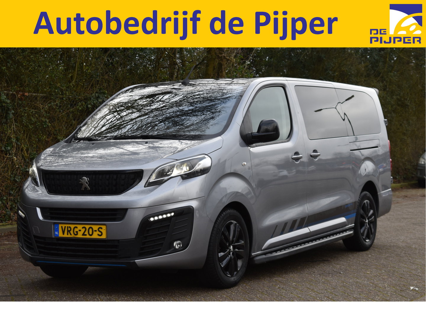 Peugeot Expert DC 5-Persoons 2.0 BlueHDI 180 Long Sport | Leder | Camera | Carplay | Trekhaak | Xenon / LED | Cruise Contr | NAP