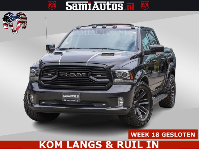 Dodge Ram Pick-Up - HULK | BTW VRIJ MARGE | 5.7 V8 4x4 | SPORT | TOP STAAT | DUBBELE CABINE | 5 PERSOONS |