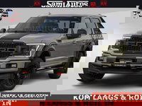 Dodge Ram Pick-Up - FORD F150 5.0 V8 4X4 | MAT OLIVE GREEN | BIJTELLING VRIJ | ZEER DIK | CAMERA | 3500KG | PANORAMA | LEDER | GO RHINO ROLLBAR | CRUISE CONTROL | PRINS LPG | BAKFLIP COVER | Deze pick-up is leverbaar met zowel een groot rijbewijs (C) als een klein rijbewijs 