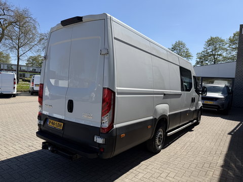 Iveco Daily 35S14V 2.3 automaat 410 L4H2 DC 6 persoons / vaste prijs rijklaar € 29.950 ex btw / ideale motorsport bus / euro 6 / bpm vrij / cruise en climate control / trekhaak 3500 kg !